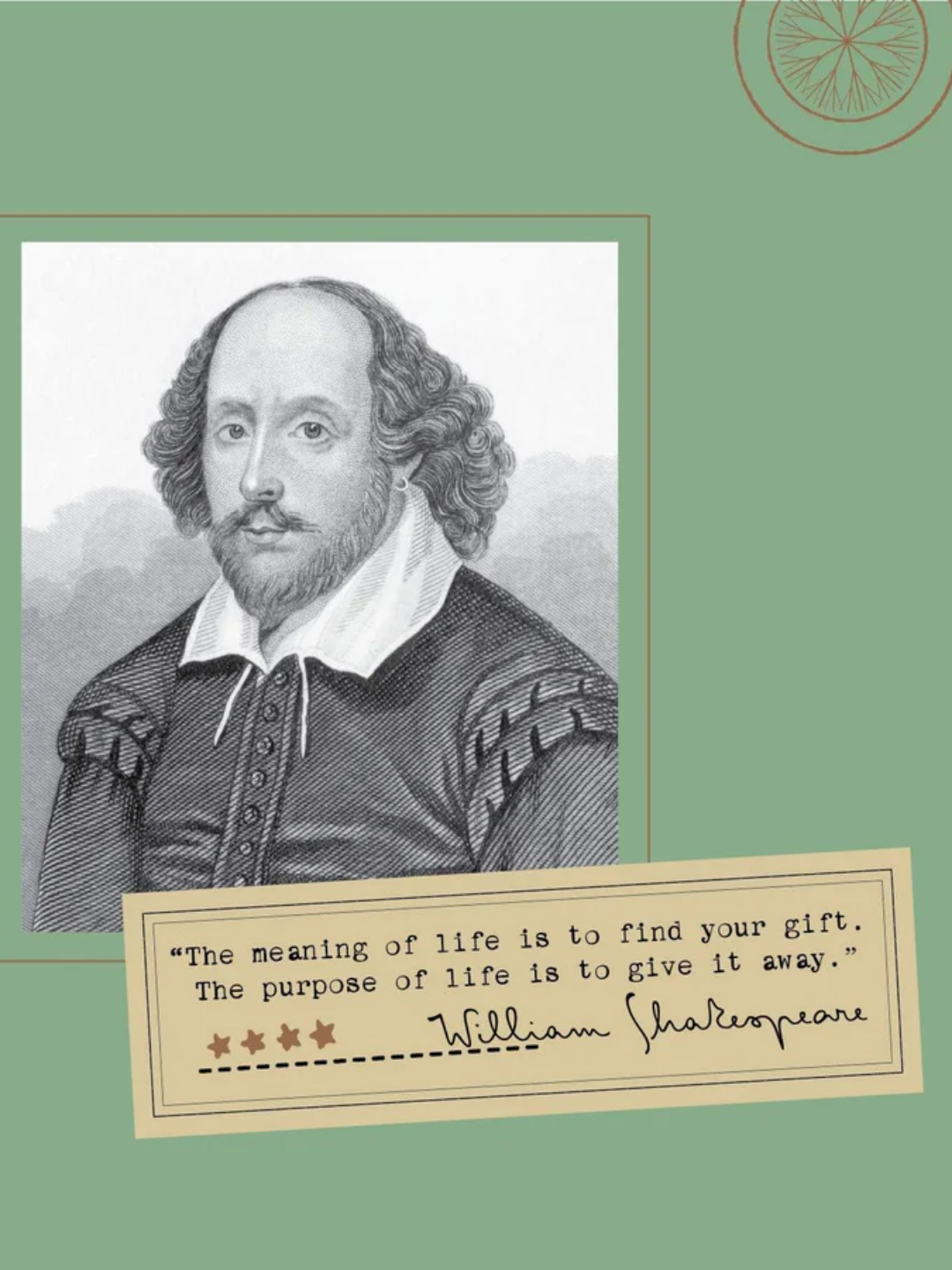 נר שעווה טבעית | William Shakespeare