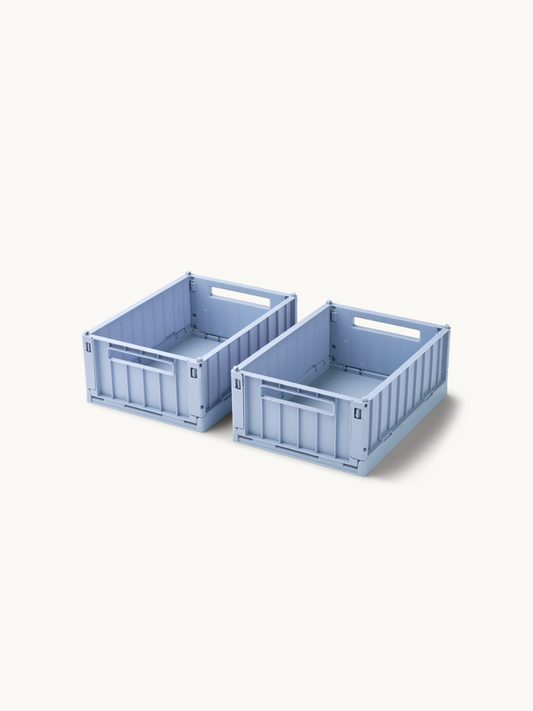 זוג קופסאות אחסון קטנות | Baby Blue