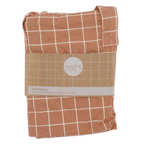 Haps shopping bag | טרקוטה משובץ