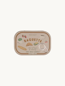 נר שעווה טבעית | French Baguette
