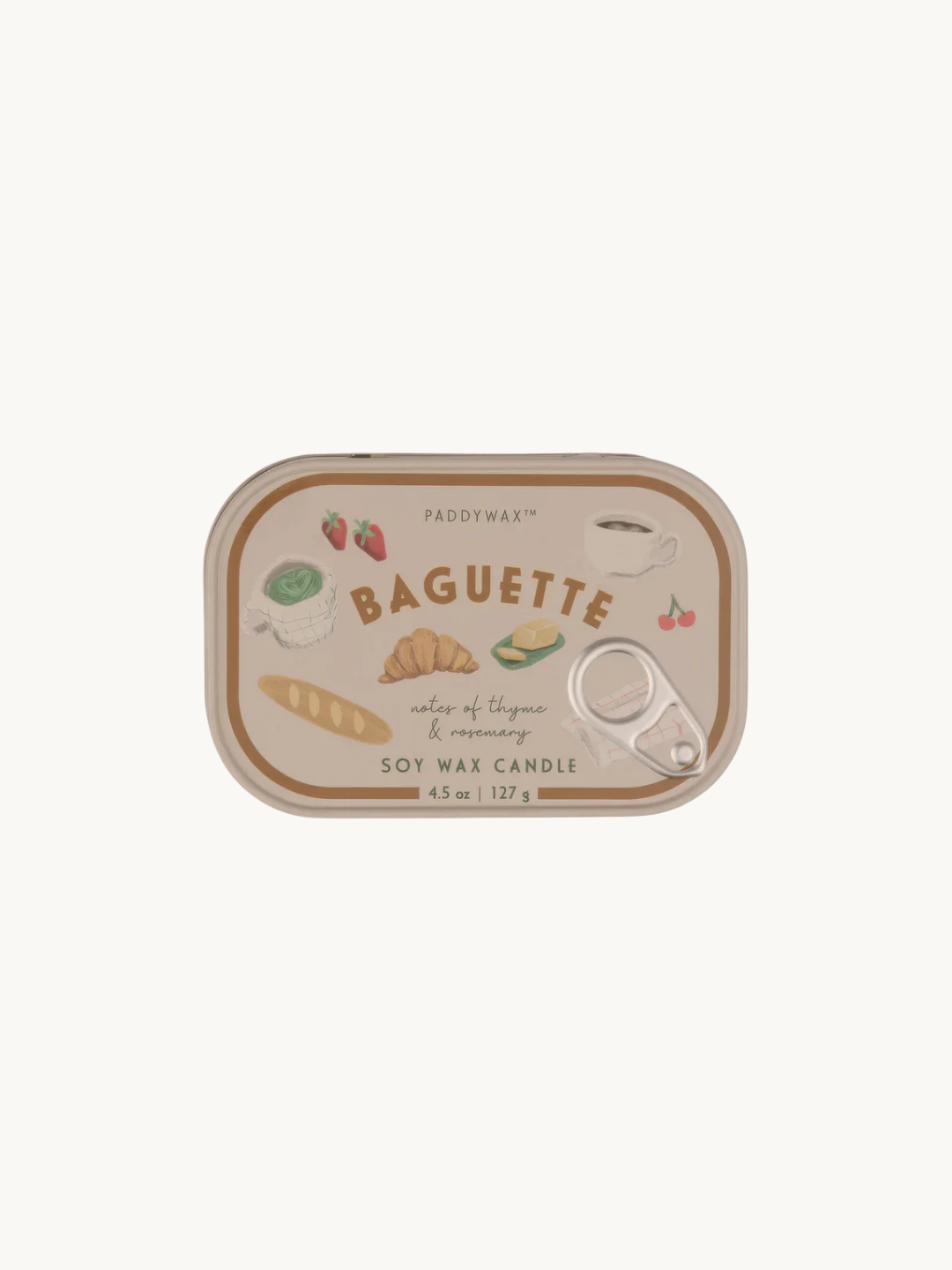 נר שעווה טבעית | French Baguette