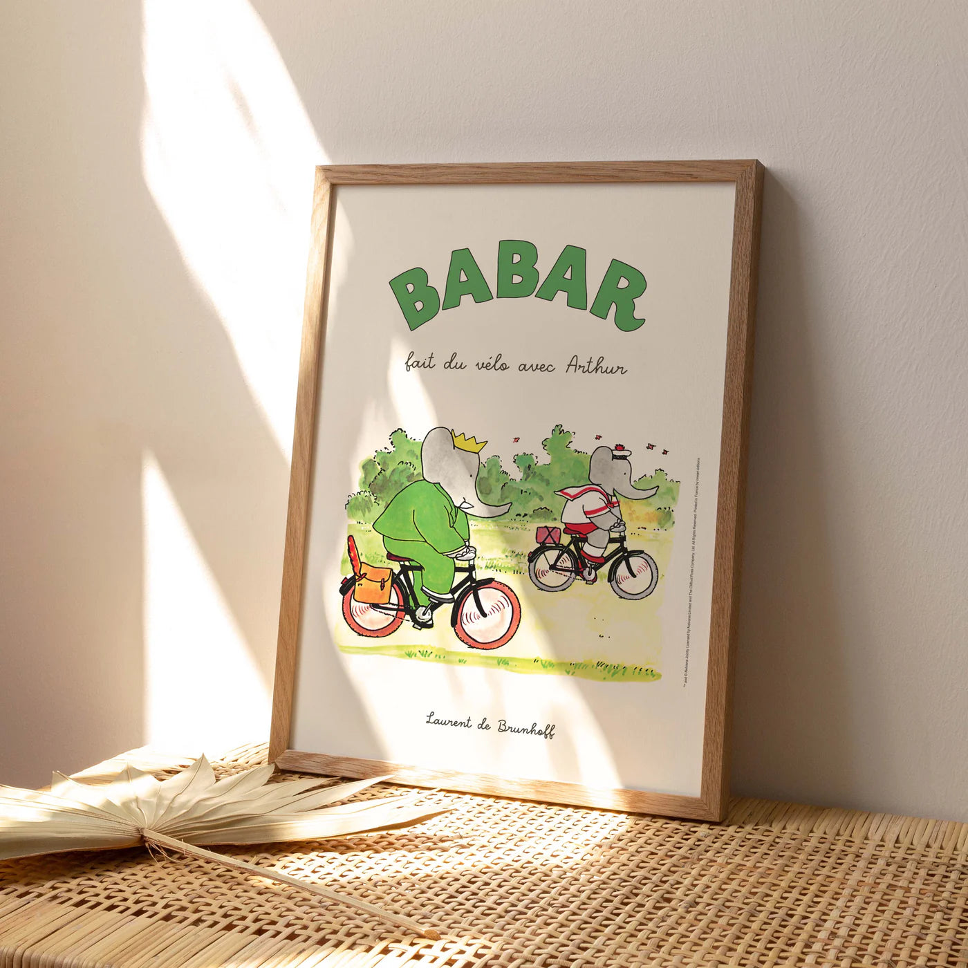 Babar Fait du Velo Avec Aethur | 1931