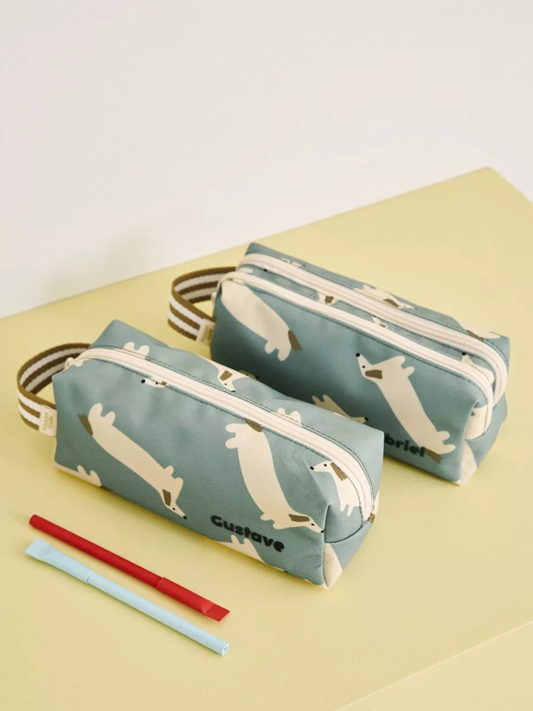 קלמר 2 תאים | Blue Dachshunds