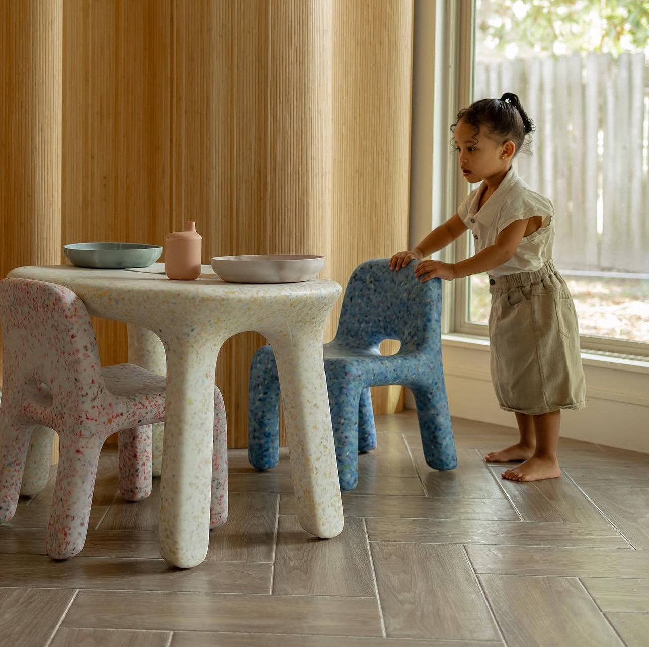 סט שולחן ו2 כסאות | Rainbow