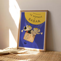 Affiche le Voyage de Babar | 1932