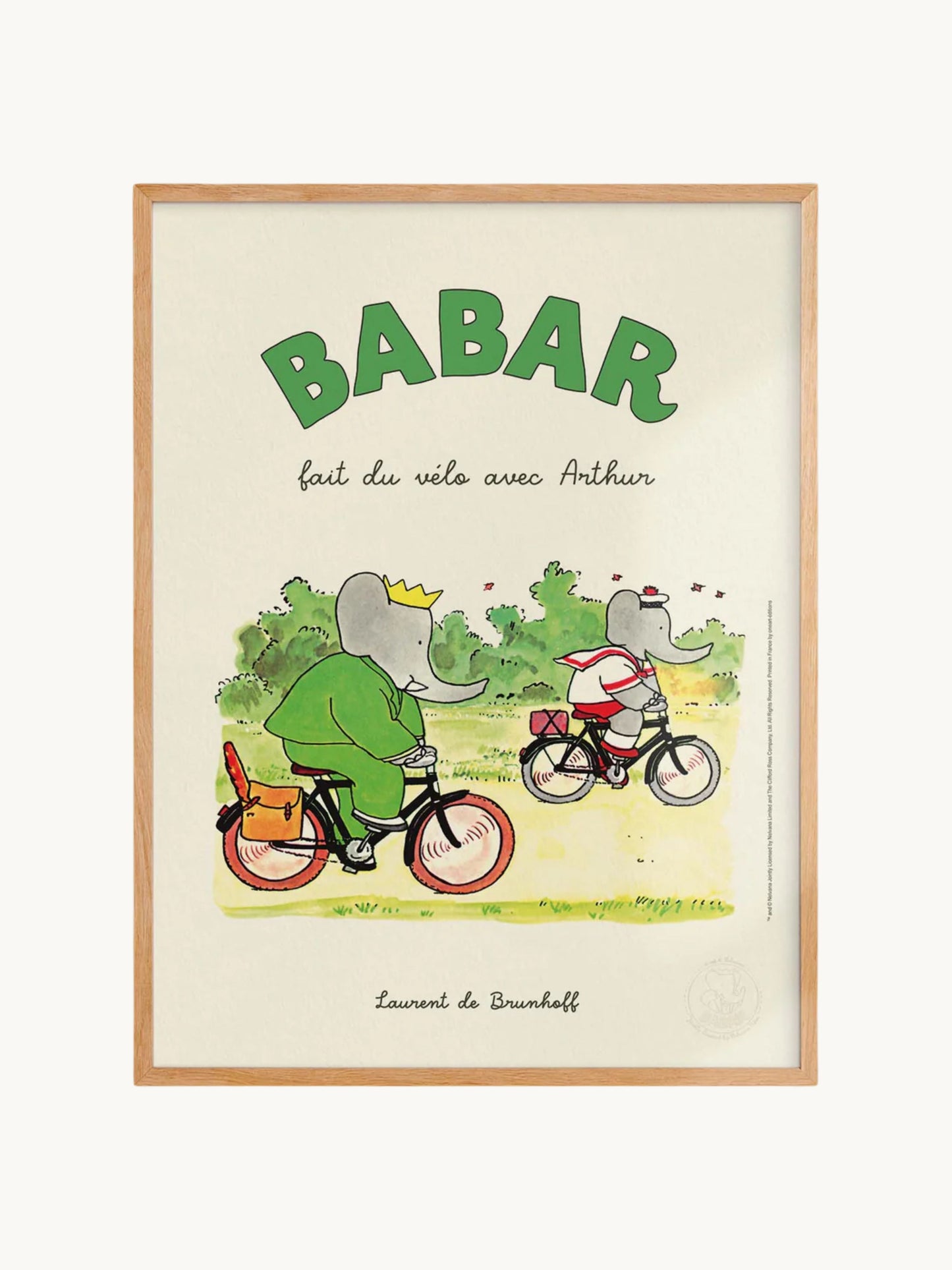 Babar Fait du Velo Avec Aethur | 1931