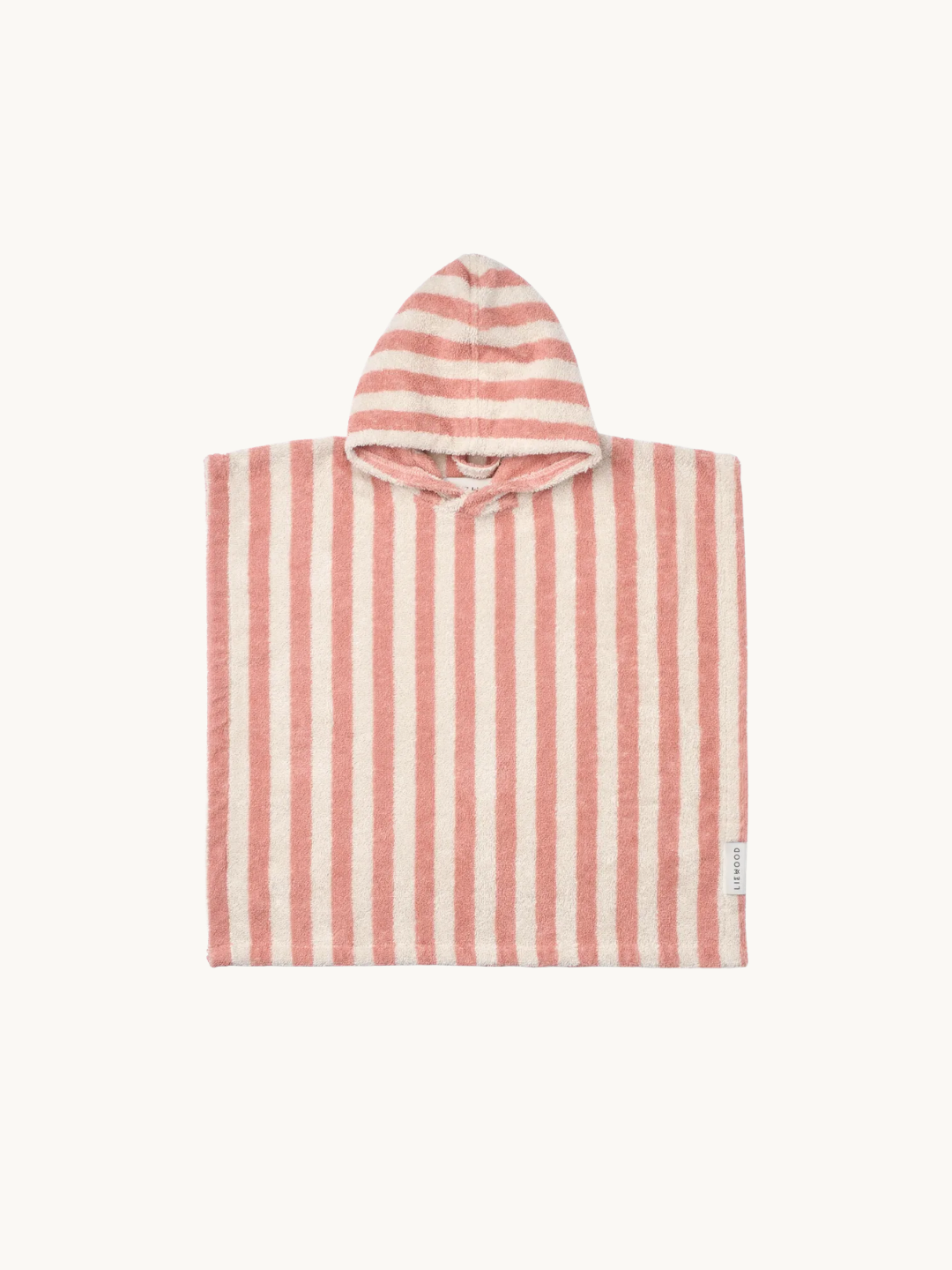 מגבת פונצ׳ו לבריכה | Coral blush